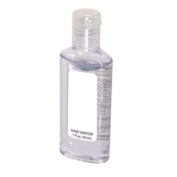 Hand Sanitizer In Oval Bottle 1oz Thumbnail