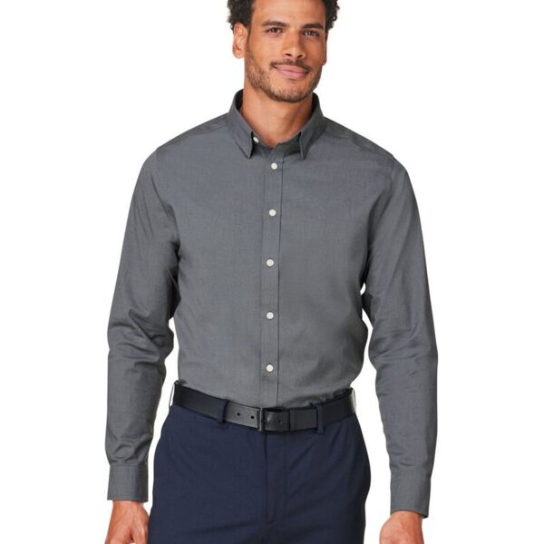 Men's CrownLux Performance® Spencer Poplin Dress Shirt Thumbnail