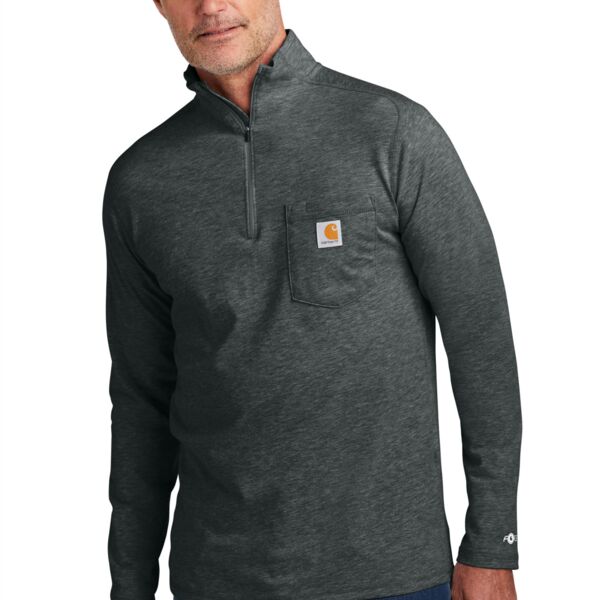 Force ® 1/4 Zip Long Sleeve T Shirt Thumbnail